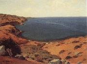 William Wendt Avalon Bay oil on canvas